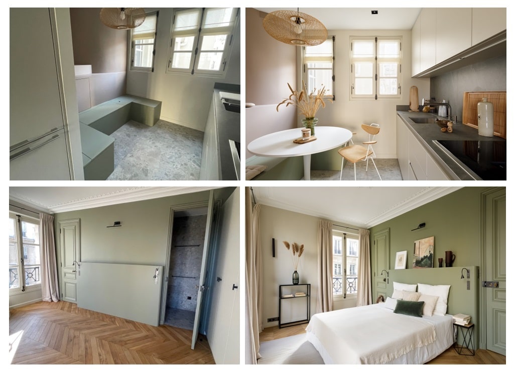 Différents projets de home-staging par l'équipe de Nouvelle Vague